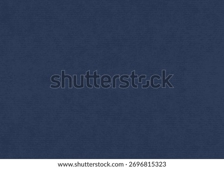 Suitable for background, linen texture surface kraft navy blue paper close-up, can be used for web templates and artworks