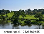 Suizenji Jojuen Garden is a tsukiyama Japanese garden located within Suizen-ji Park in the eastern part of the city of Kumamoto, Japan