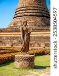 Sukhothai Historical Park is a world heritage site, showing the masterpieces of early Thai architecture, the magnificent beauty of art and the architecture of the past glory, showing the wisdom.