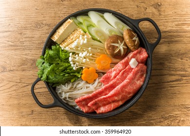  sukiyaki with high-quality Japanese food
