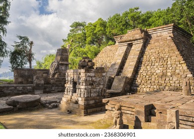 Sukuh Temple, Java, Indonesia, HDR Image