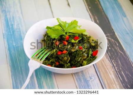 Sukuma  wiki dish