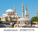 Suleymaniye and Rustem Pasha mosques in Istanbul, Turkey