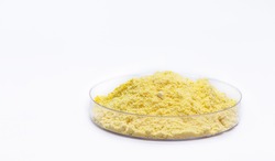 Sulfur Or Sulfur Is A Chemical Element Used For Sulfuric Acid For Batteries, Gunpowder Making And Rubber Vulcanization.
