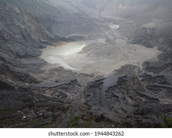 A Sulfur Crater At Mt. Tangkuban Perahu, Indonesia