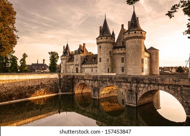 Sully-sur-loire. France. Chateau Of The Loire Valley.