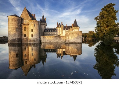 Sully-sur-loire. France. Chateau Of The Loire Valley.