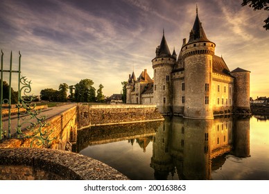 Sully-sur-loire. France. Chateau Of The Loire Valley.