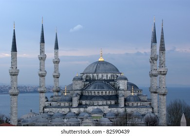 The Sultan Ahmed Mosque In Turkey