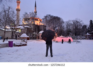 Eyüp Sultan Mosque, İstanbul, Winter