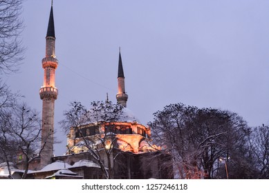Eyüp Sultan Mosque, İstanbul, Winter
