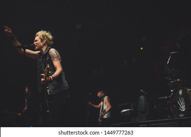 Sum 41 Live At O2 Victoria Warehouse Manchester, Uk,  June 26th 2019 