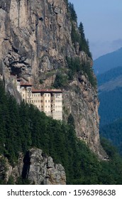 Sumela, Trabzon, Turkey September 6th 2014 Sumela a 1600 year old Greek Orthodox Monastery perched high on the cliffs of the Black Sea Mountains in the Trabzon region of eastern Turkey.