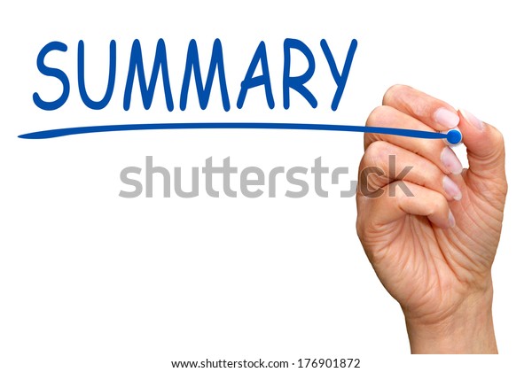 Summary Stock Photo 176901872 | Shutterstock