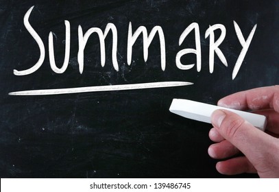 406 Chalkboard summary Images, Stock Photos & Vectors | Shutterstock