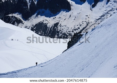 Similar – Image, Stock Photo Ascent Arlberg Freeride