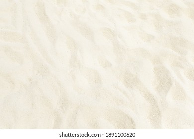 Summer Background. Texture Of Sandy Golden Beach. White Sand Of Tropical Beach.