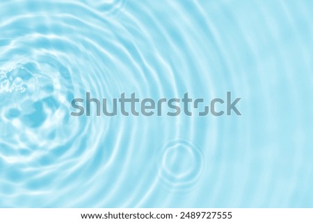 Summer Background,Water Waves Abstract Pattern Texture on Swimming pool,Top view Poolside with Light,Shadow on Blue Sea water Circle Surface with Ripples,Splashes with Sunlight