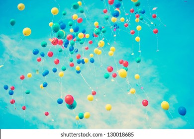 Summer Balloons Flying
