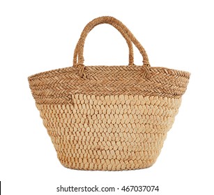 Summer Beach Bag, Isolated On White