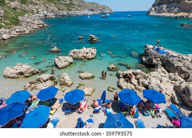 The Summer Beach, Rhodes Greece