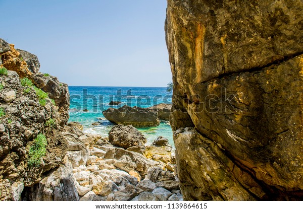 summer beach rocks stones clean 600w 1139864615