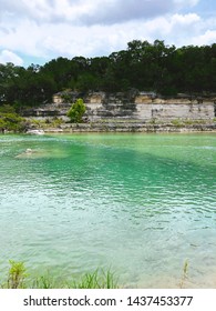 Summer At The Blanco River In Texas