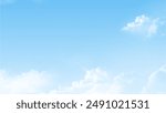 Summer blue sky cloud gradient light white background. Beauty clear cloudy in sunshine calm bright winter air bacground. Gloomy vivid cyan landscape in environment day horizon skyline view spring wind