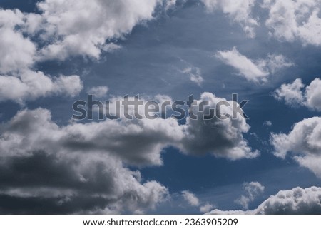 Summer blue sky cloud gradient light white background. Beauty clear cloudy in sunshine calm bright winter air bacground. Gloomy vivid cyan landscape in environment day horizon skyline view