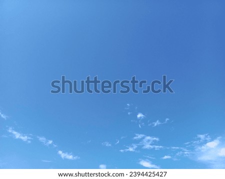 Summer blue sky cloud gradient light white background. Beauty clear cloudy in sunshine calm bright winter air bacground. Gloomy vivid cyan landscape in environment day horizon skyline culumus