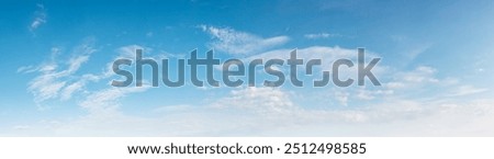 Summer blue sky cloud gradient light white background. Beauty clear cloudy in sunshine calm bright winter air bacground. Gloomy vivid cyan landscape in environment day horizon skyline view spring wind