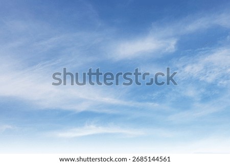 Summer blue sky cloud gradient light white background. Beauty clear cloudy in sunshine calm bright winter air bacground. Gloomy vivid cyan landscape in environment day horizon skyline view spring wind