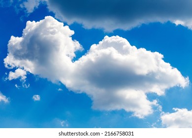 Summer blue Sky with Clouds - Shutterstock ID 2166758031