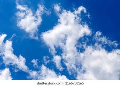 Summer blue Sky with Clouds - Shutterstock ID 2166758165
