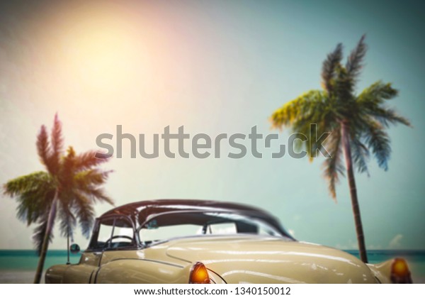 Summer car and
free space for your decoration
