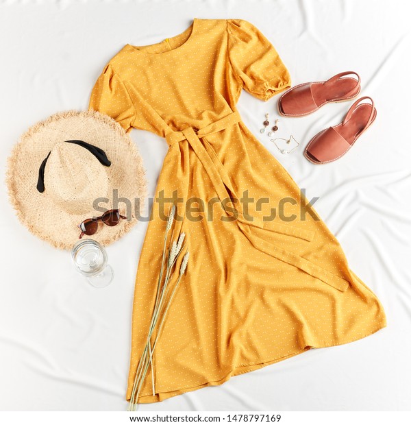 Summer Casual Stylish Clothes Modern Woman Stock Photo 1478797169 |  Shutterstock