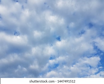 summer cloudscape blue sky with clouds cloudy atmosphere natural empty blank background 