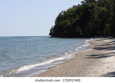 A Summer Day At Big Bay State Park On Madeline Island On Lake Superior