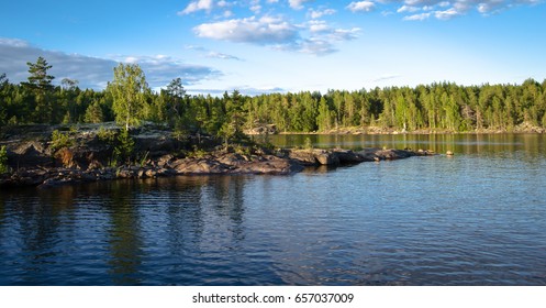 Summer day at lake Saimaa