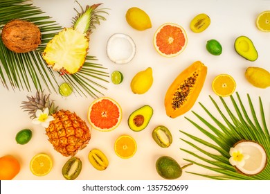 Summer diet, fresh fruits - Shutterstock ID 1357520699