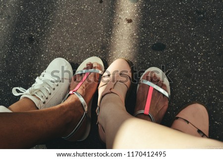 summer feets in shoes