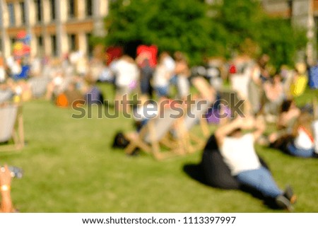 Similar – Foto Bild Boxhagener Platz (Frühlingstag)