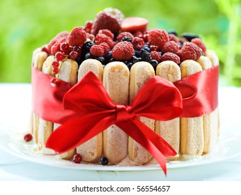 Summer Fruit Cake Tiramisu