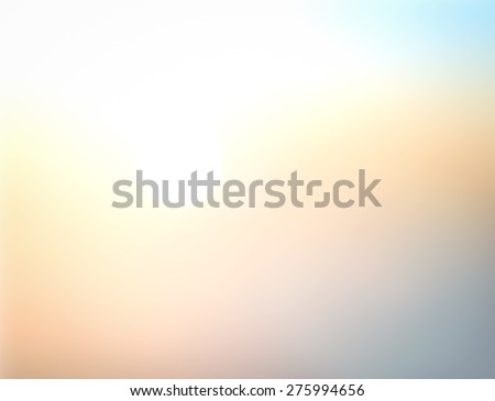 Summer holiday concept: Abstract gradient white sun light and blur beautiful yellow nature background