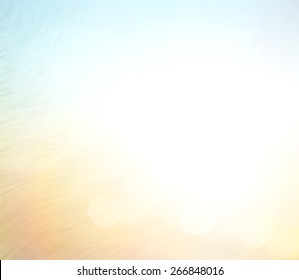 Summer Holiday Concept: Abstract White Sun Light And Blurred Beautiful Beach Texture Background