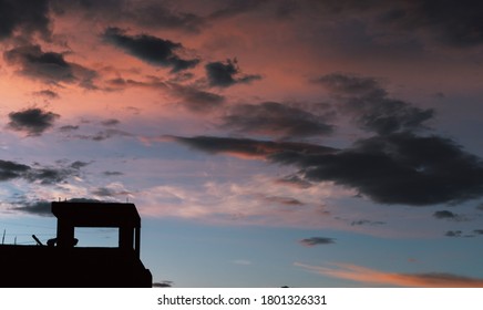 Summer House In The Middle Of A Possible Storm.