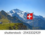 Summer landscape in the Jungfrau region