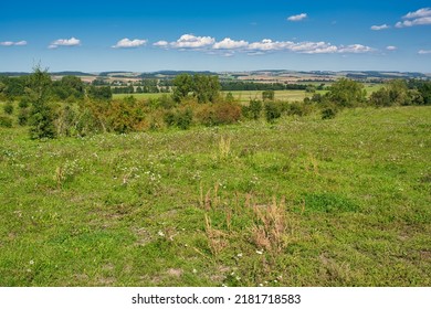 Summer Landscape View In Franconia Germany