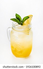 Summer Lemonade On The White Background