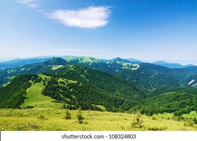 Summer Mountain Ridge - National Park Greater Fatra - Slovakia/Europe